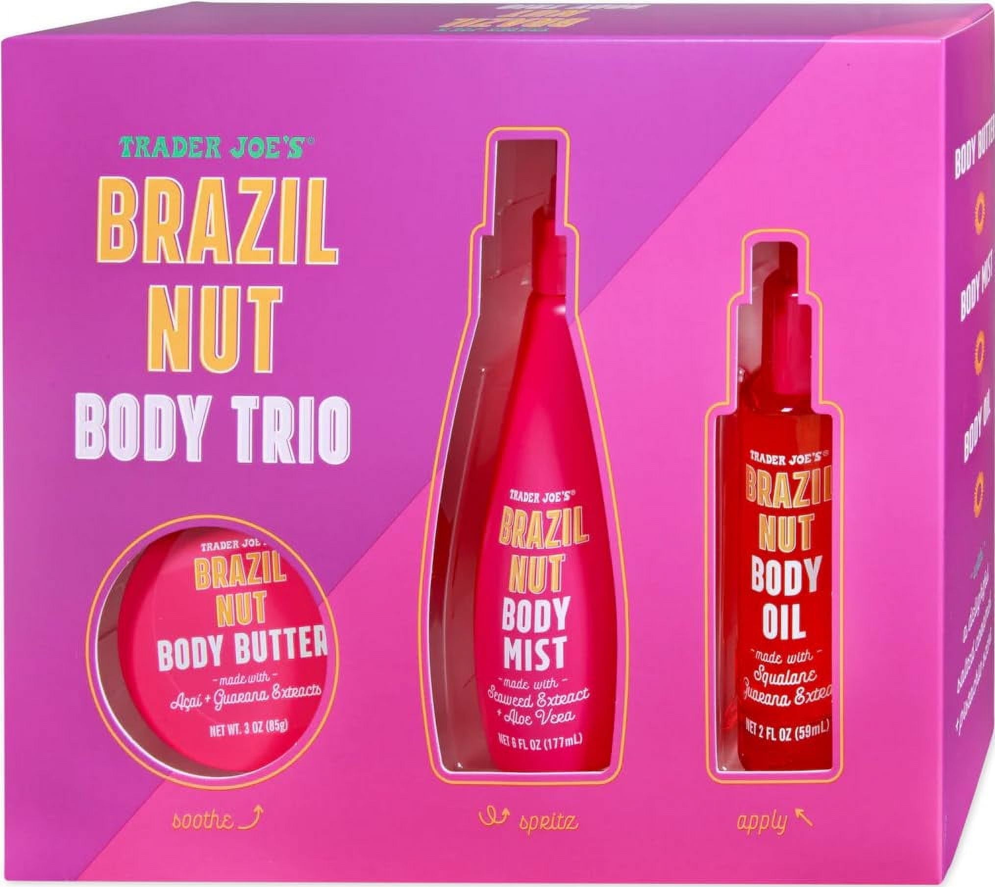 Trader Joe’s outlet Brazil Nut Body Butter 8oz lot of x5