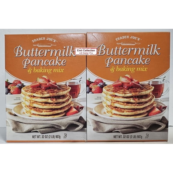 Trader Joe's Buttermilk Pancake & Baking Mix 32oz 907g (2 Boxes)