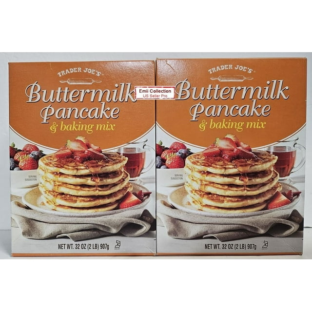 Trader Joe's Buttermilk Pancake & Baking Mix 32oz 907g (2 Boxes