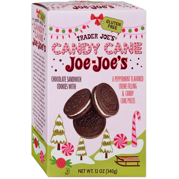 Trader Joe's Candy Cane Joe-Joe's Gluten Free 12 oz