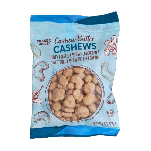 Trader Joe’s Cashew Butter Cashews, 8 oz, Pack 1