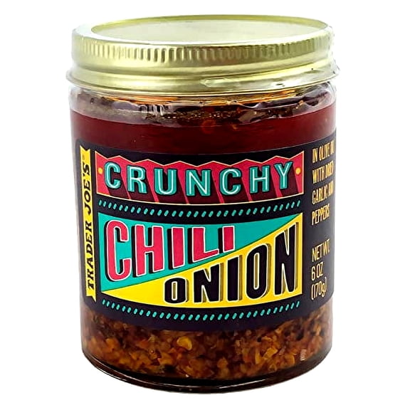 Trader Joe's Chili onion Crunch,1 Pack ( 6 ounce)