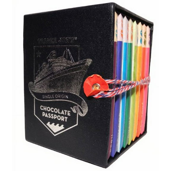 Trader Joe's Chocolate Passport Single Origin 8x 45g bars