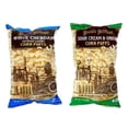 thumbnail image 1 of Trader Joe's Corn Puffs White Cheddar and Sour Cream & Onion Flavored The World's Puffiest Corn Puffs, 1 of 8