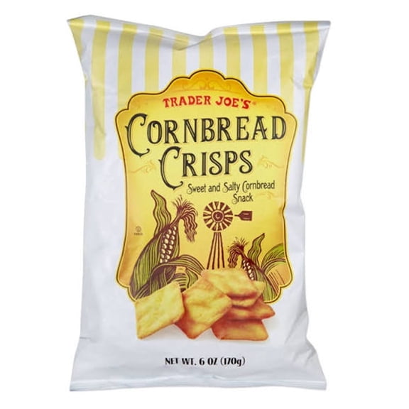 Trader Joe's Cornbread Crisps, 6oz Pack of 1