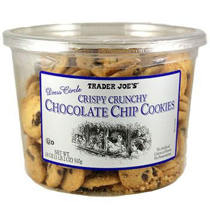 Trader Joe's Crispy Crunchy Chocolate Chip Cookies 1 Pack, 18 Oz