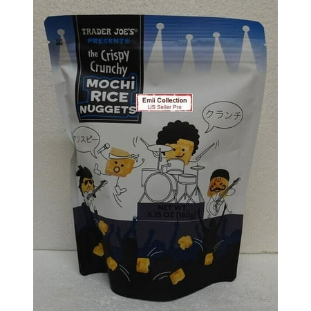 Trader Joe’s Crispy Crunchy Original Mochi Rice Nuggets 6.35oz 180g (Single Bag)