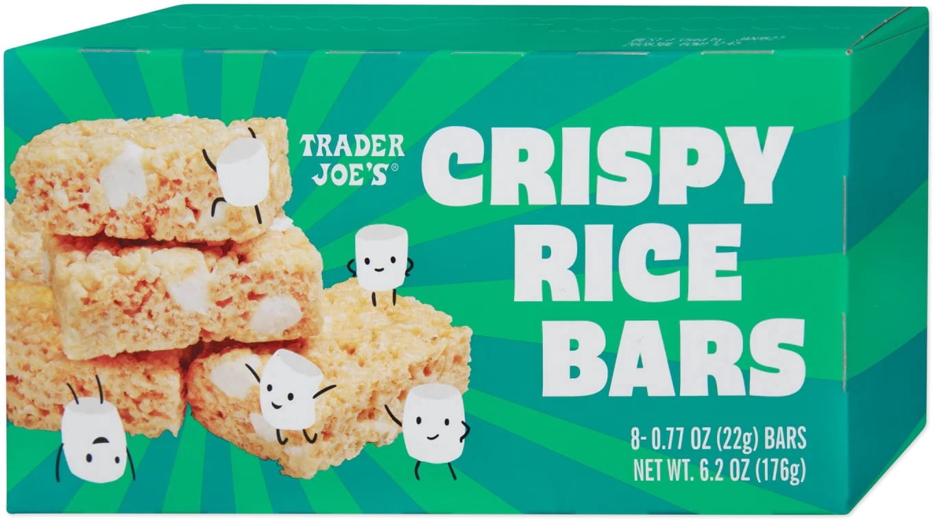 Trader Joe's Crispy Rice Bars, 8 Count, 6.2 Oz - Walmart.com