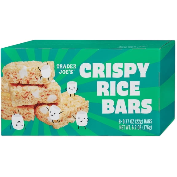 Trader Joe's Crispy Rice Bars, 8 Count, 6.2 Oz