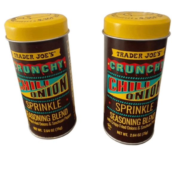 Trader Joe's Crunchy Chili Onion Sprinkle - Pack of 2