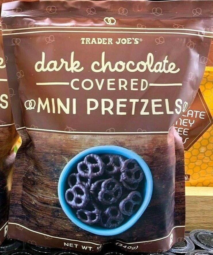 Trader Joe's Dark Chocolate Covered Mini Pretzels 12oz