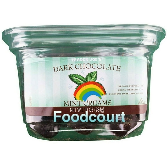 Trader Joe's Dark Chocolate Mint Creams 10 oz