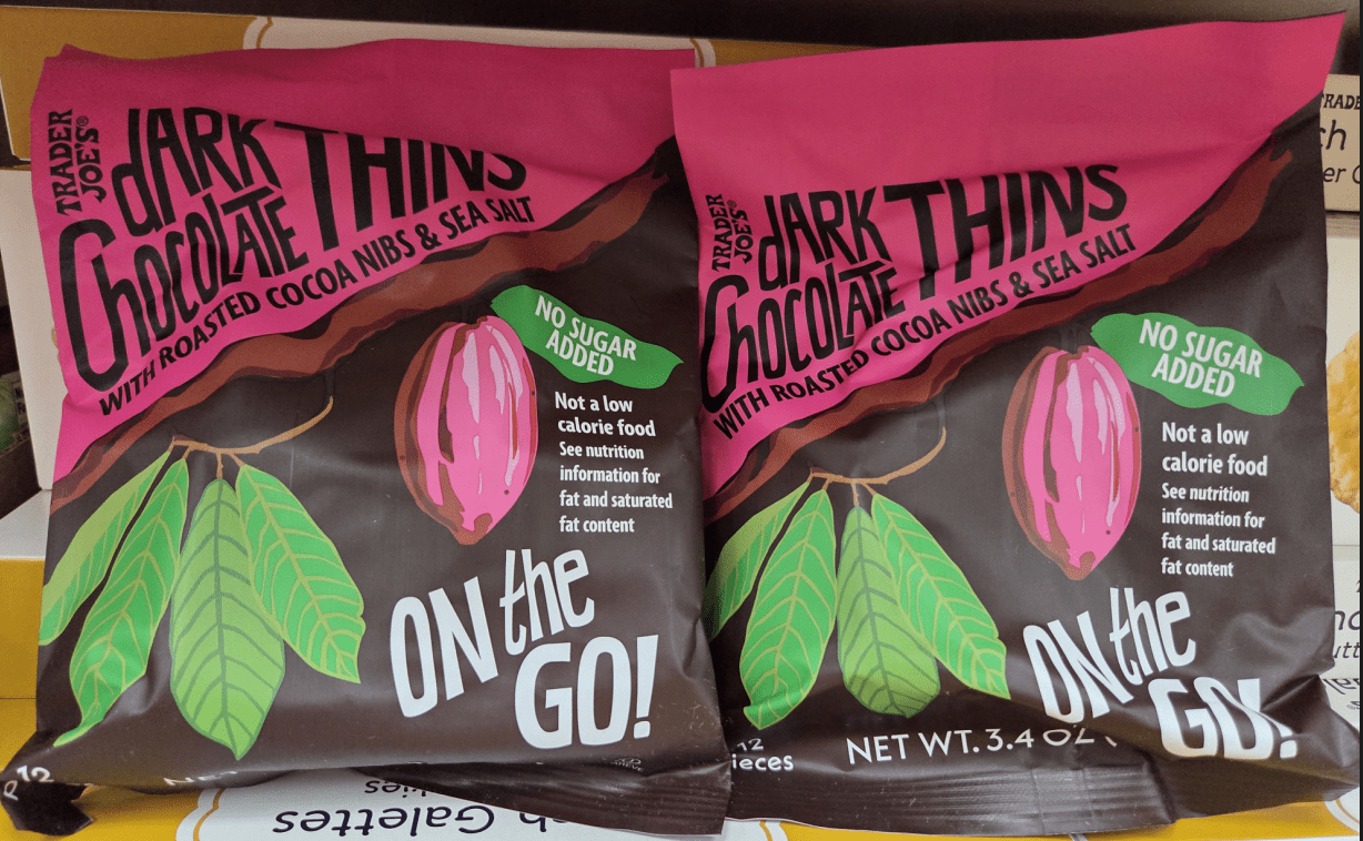 Dark Chocolate Thins with Roasted Cocoa Nibs & Sea Salt