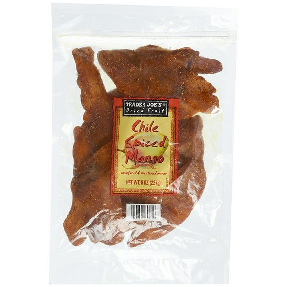 Trader Joe's Dried Fruit Chile Spiced Mango 8oz 227g