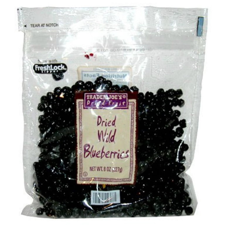 Trader Joe's Premium Quality Naturally Sweet Dried Wild Blueberries -  Walmart.com