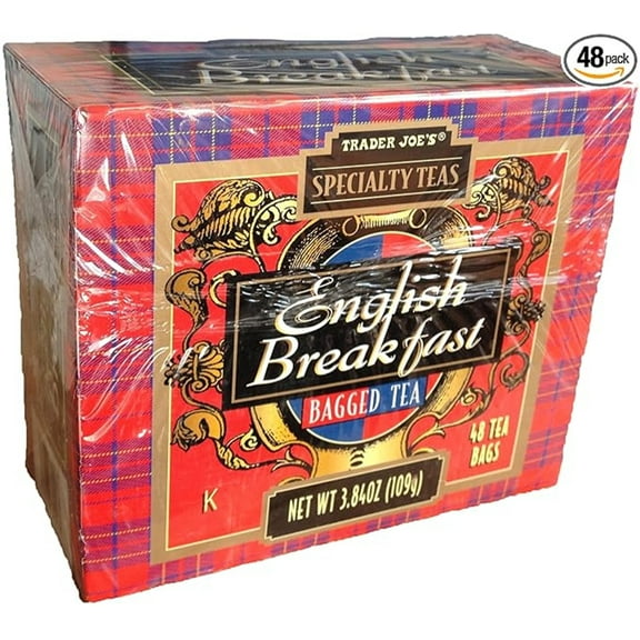 Trader Joe's English Breakfast Specialty Bagged Tea  (48 tea bags)