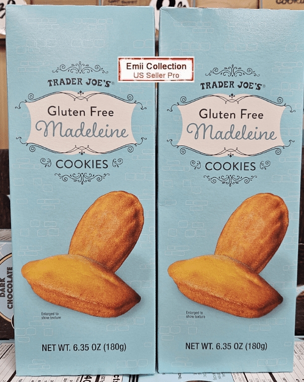 Trader Joes Gluten Free Madeleine Cookies 6.35oz 180g (2 Boxes)