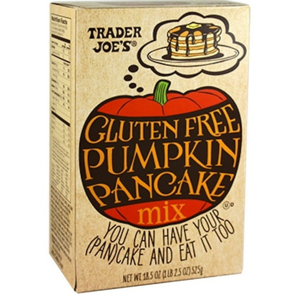 Trader Joe's Gluten Free Pumpkin Pancake Mix, 18.5 Oz (Pack of 2)