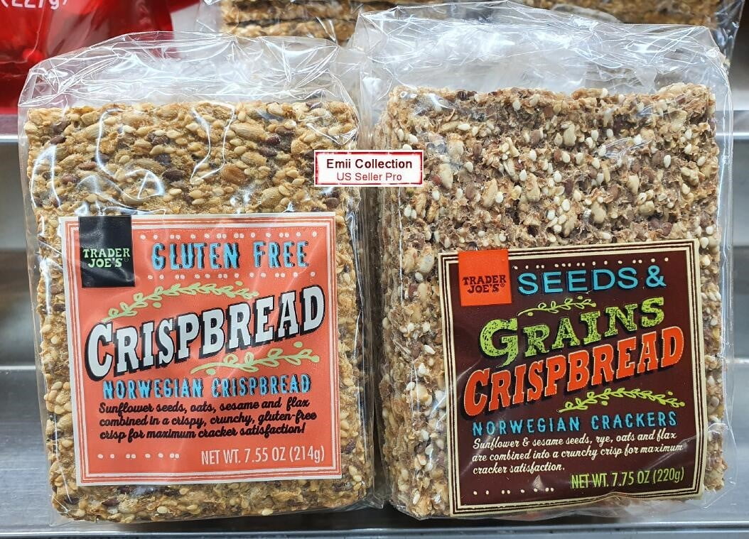 Trader Joe’s Norwegian Gluten Free Seeds & Grains Crispbread 7.55oz ...