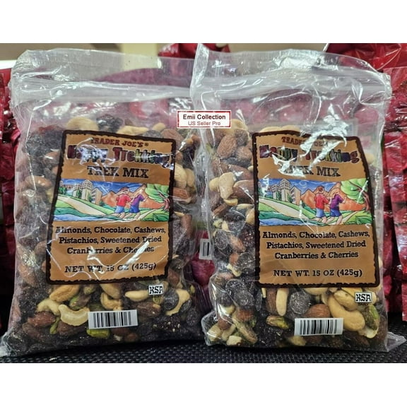 Trader Joes Happy Trekking Trek Mix 15oz 425g (2 Bags)