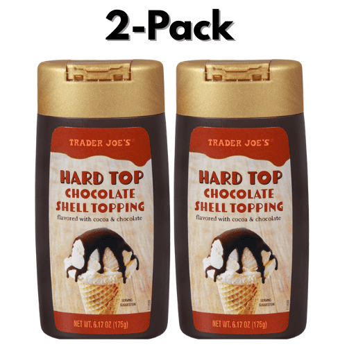 Trader Joe's Hard Top Chocolate Shell Topping 2-Pack 6.17 oz