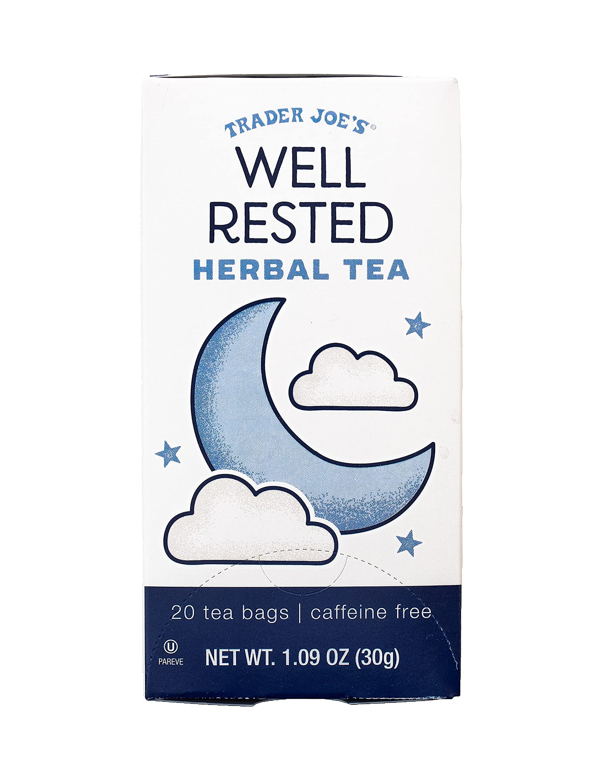 Trader Joe's Herbal Tea Well Rested No Caffeine 20 Bags - Walmart.com