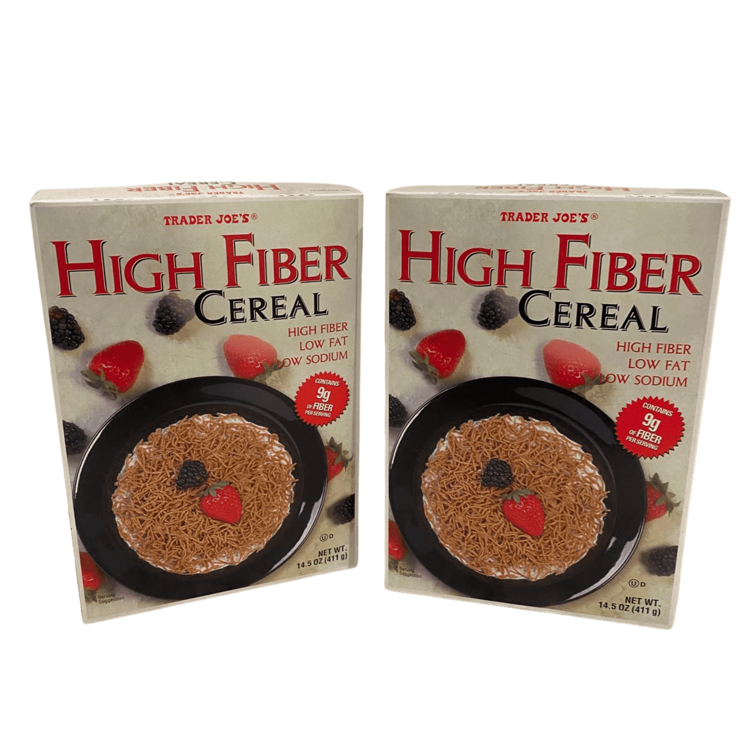 Trader Joe's High Fiber Breakfast Cereal, Low Fat, 14.5 oz