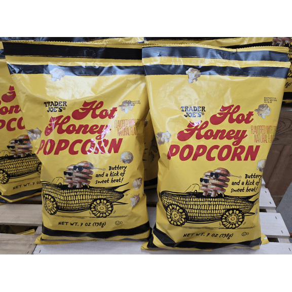 Trader Joe's Hot Honey Popcorn 7oz 198g (2 Bags)