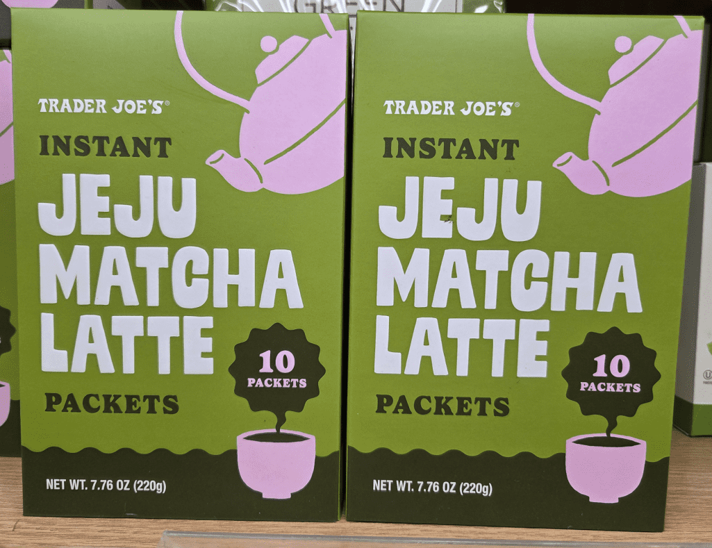 Trader Joe's Instant JEJU Matcha Latte 7.76oz 220g (2 Boxes)