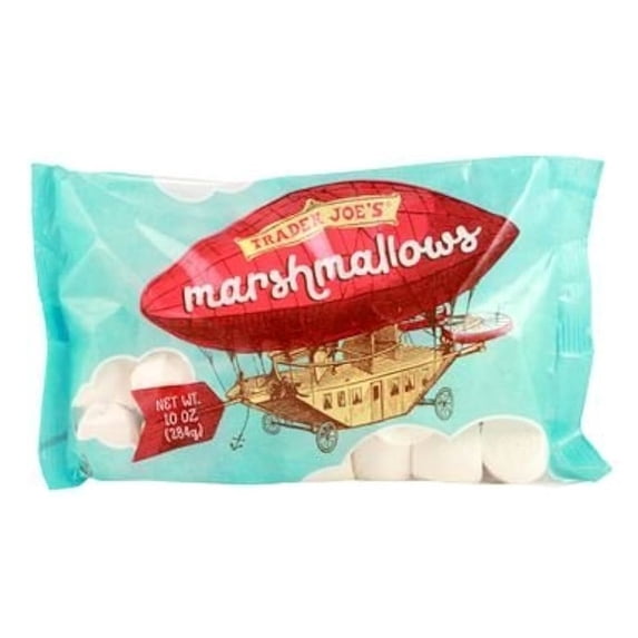 Trader Joe’s Jumbo Marshmallows Vegan and Gluten-Free, Vanilla Flavored, 10oz/284g, Pack of 1