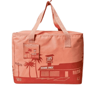 Trader Joe's Large Reusable 8 Gallon Insulated Bag Peach