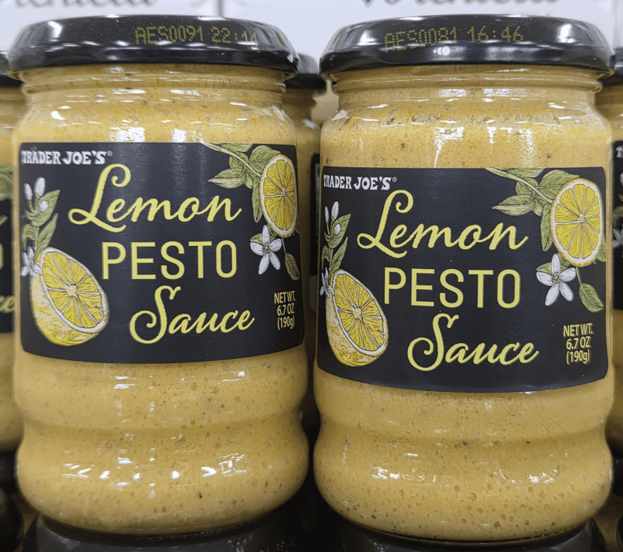 Trader Joe's Lemon Pesto Sauce 6.7oz 190g (2 Jars)