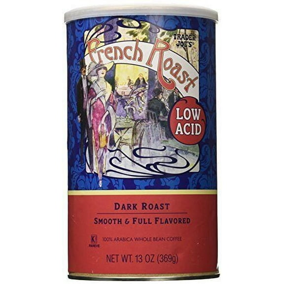 Trader Joe's Low Acid French Roast Whole Bean Coffee 13 oz
