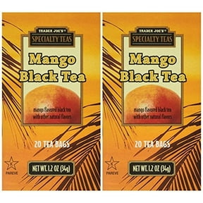 Trader Joe's Mango Black Tea, 20 Tea Bags x 2 Packs