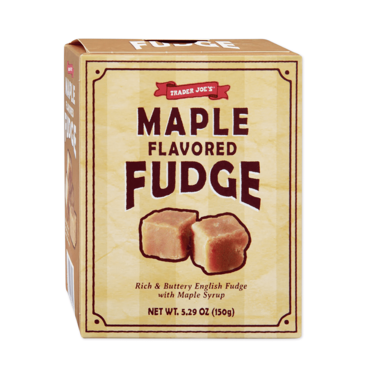 Trader Joe's Maple Flavored Fudge Rich and Buttery 150g 5.29 oz ...