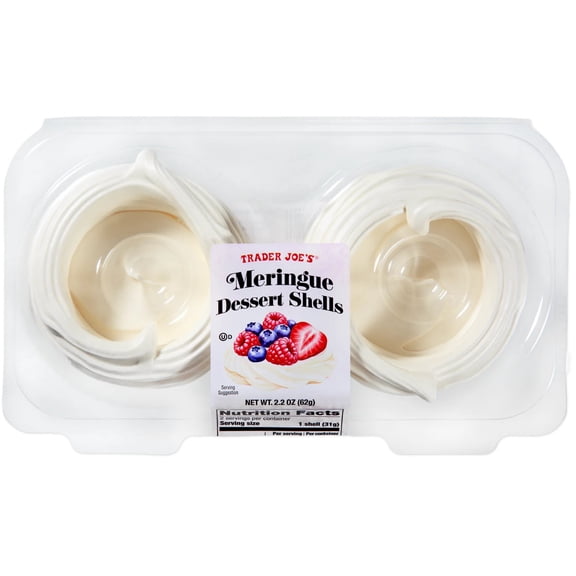 Trader Joe's Meringue Dessert Shells 2.2 oz