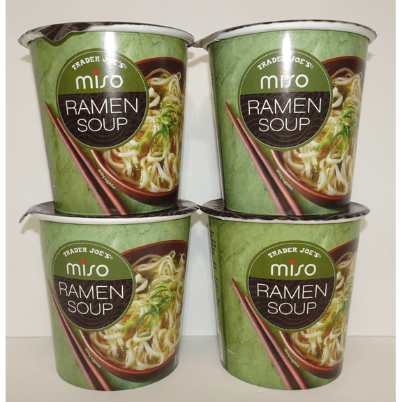 Trader Joe's Miso Ramen Soup 1.5oz 43g (4 Cups)