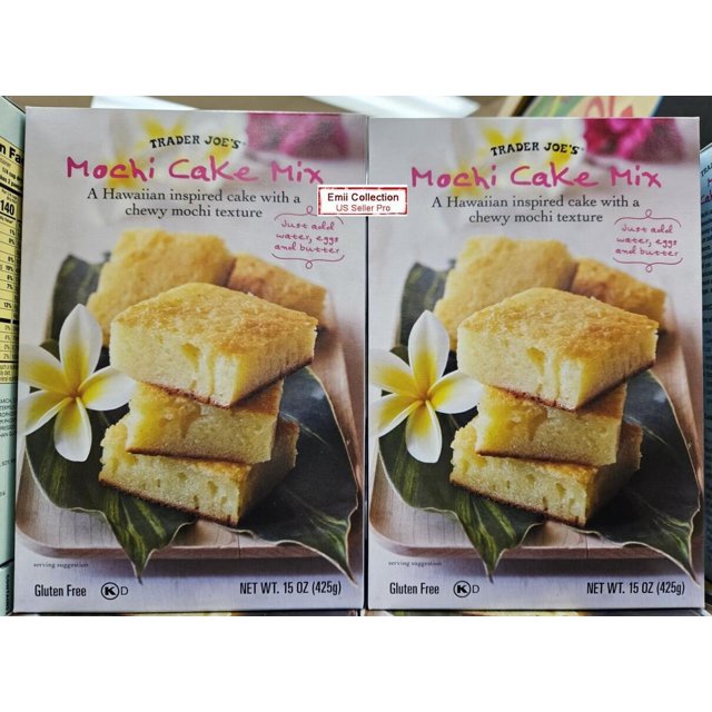 Trader Joe's Mochi Cake Mix A Hawaiian inspired cake with a chewy mochi