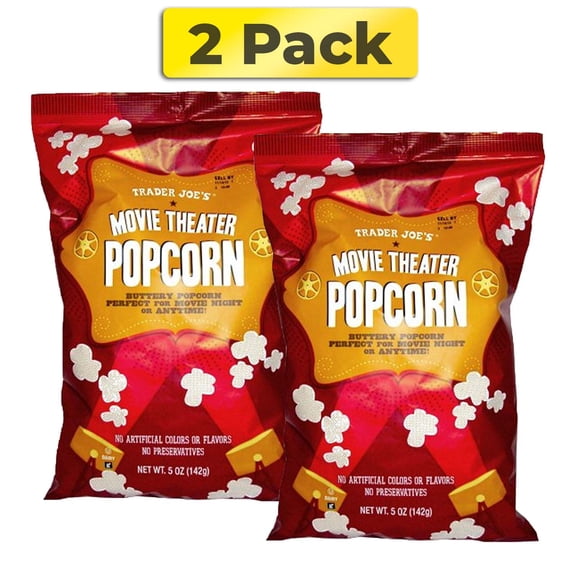 Trader Joe's Movie Theater Popcorn, 2 Pack