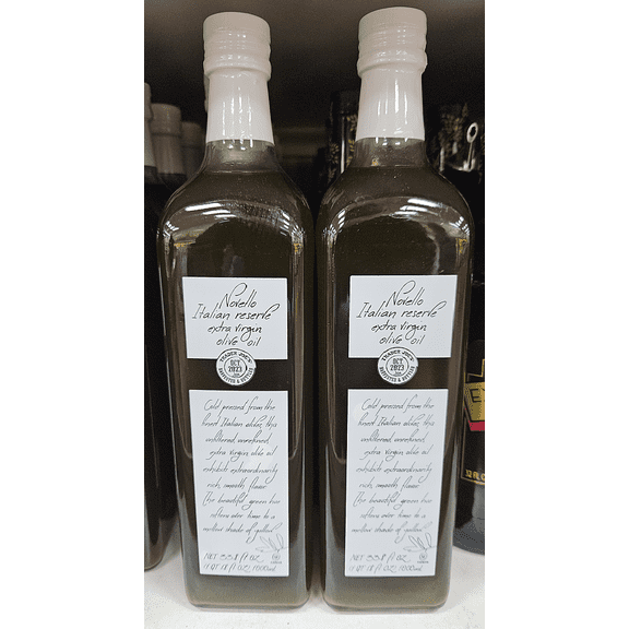 Trader Joe's Novello Italian Reserve Extra Virgin Olive Oil 33.8fl oz 1000ml (2 Bottles)