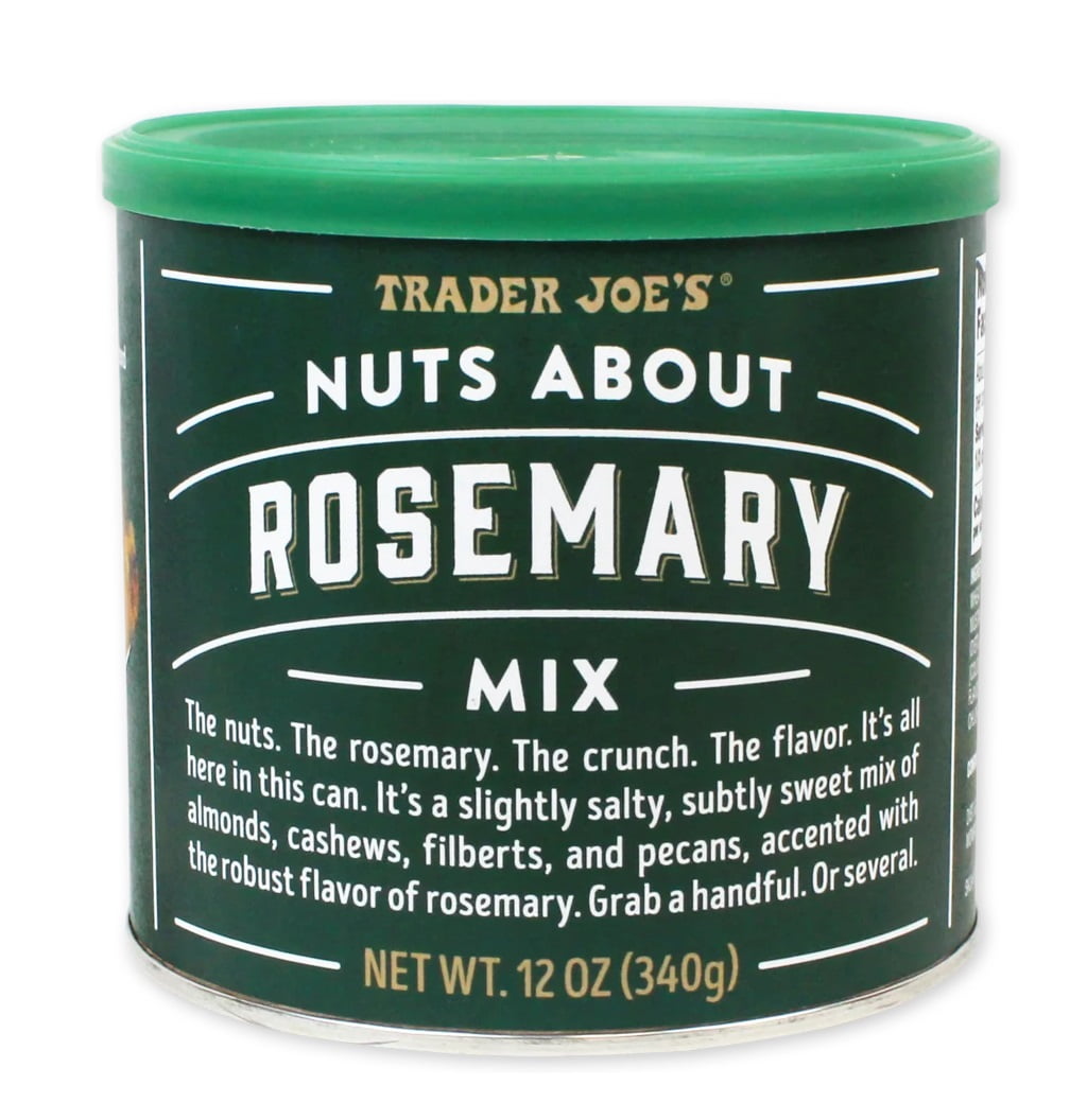 Trader Joe's Nuts About Rosemary Almonds, Cashews, Hazelnuts Mix 12 oz