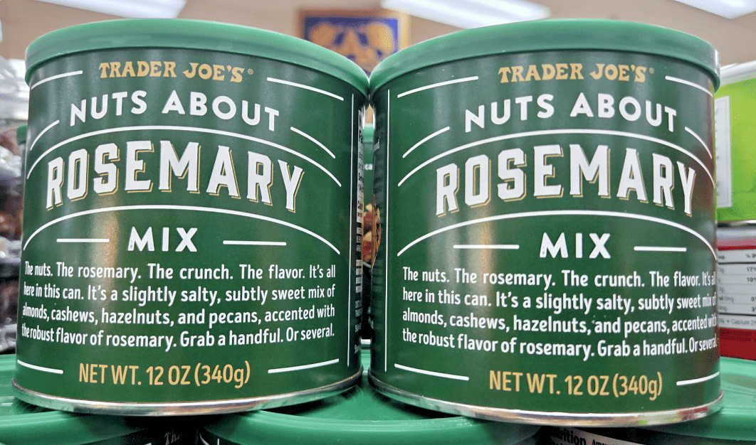 Trader Joe's Nuts About Rosemary Mix 12oz 340g (2 Cans)