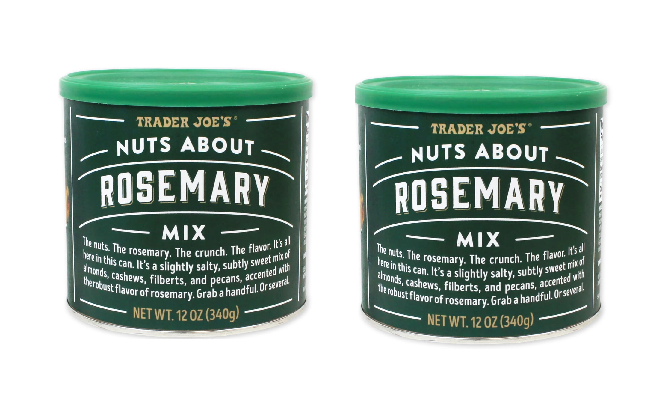 Trader Joe's Nuts About Rosemary almonds, cashews, hazelnuts Mix 2 Pack