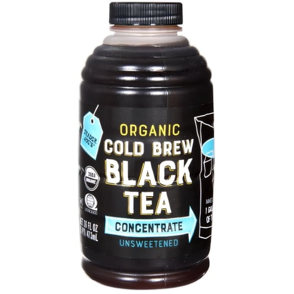 Trader Joes Organic Cold Brew Black Tea Concentrate, Unsweetened