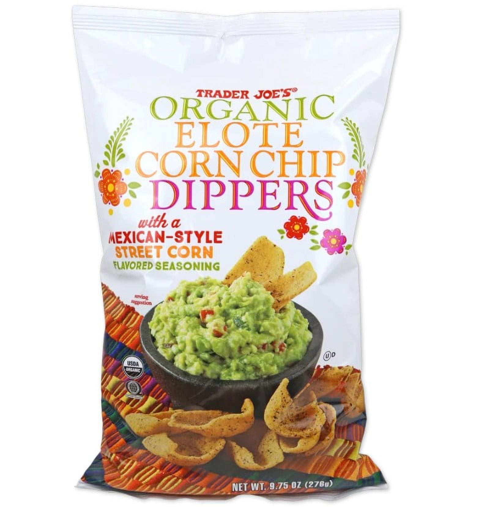 Trader Joe's Organic Elote Corn Chip Dippers, 9.75 Oz
