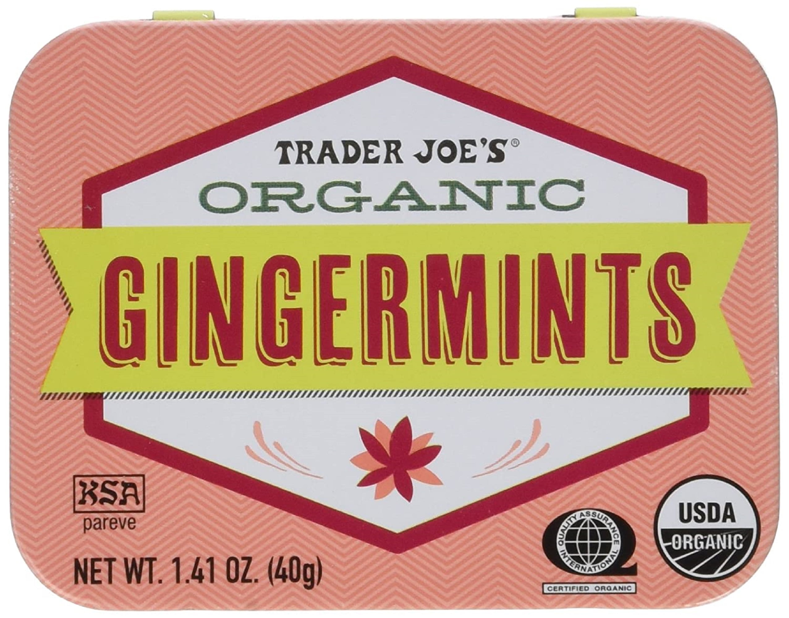 Trader Joe's Organic Gingermints, Candy Mints 1.41 oz