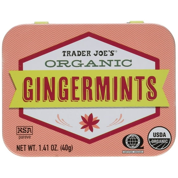 Trader Joe's Organic Ginger Mints, 1.41oz Tin