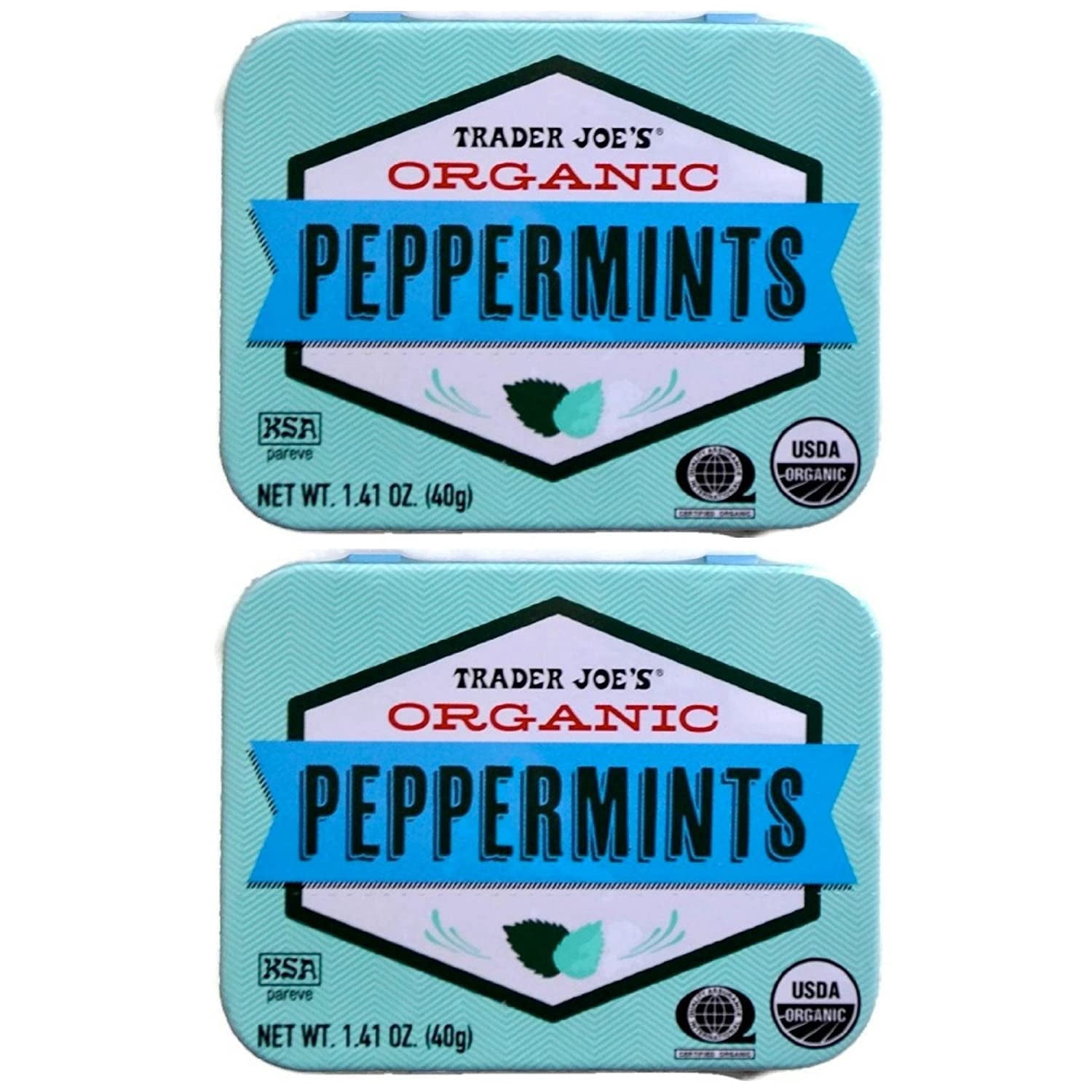 Mini Size Peppermints Copper Queen, Organic Peppermints, 1.41 oz Tin, Pack of 2 - Walmart.com