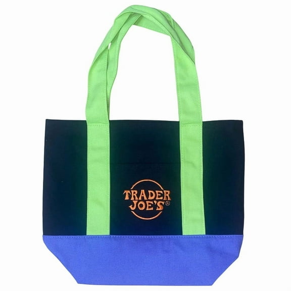 Trader Joe's Pastel Mini Canvas Bags - Economical Canvas Tote Bags - Fashion Stanley Handbags Lightweight Reusable Grocery Shopping Cloth Bags 2025 Limited Edition, Trader Joe's Tote Bag Christmas