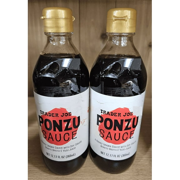 Trader Joes Ponzu Sauce 12.17fl oz 360ml (2 Bottles)